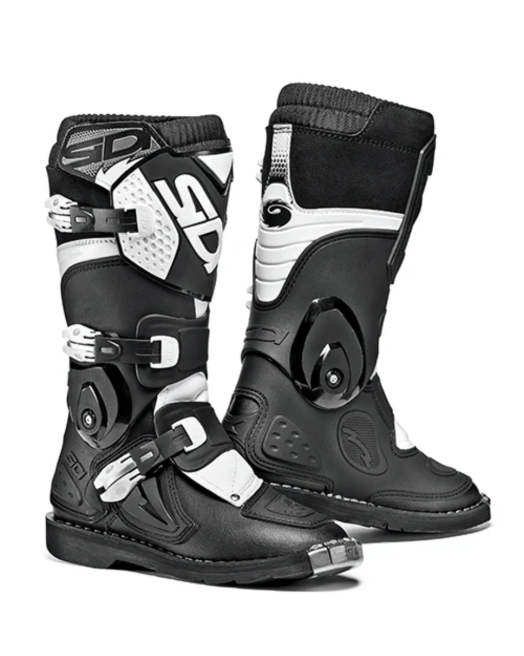 Детски мотокрос ботуши SIDI FLAME BLACK-WHITE