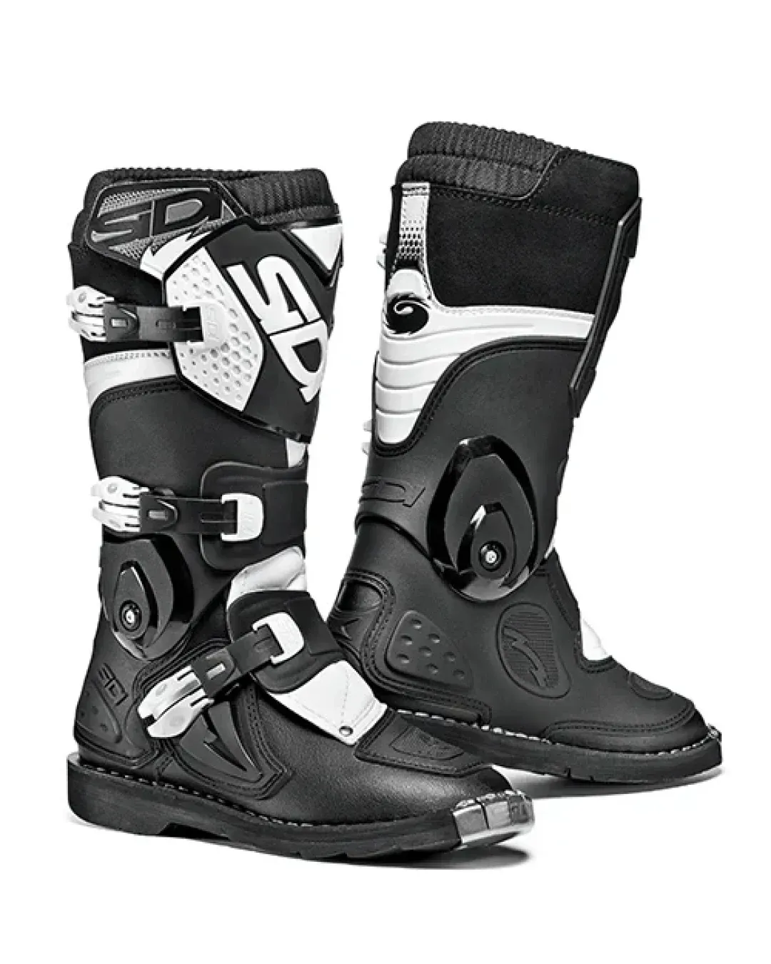 Детски мотокрос ботуши SIDI FLAME BLACK-WHITE
