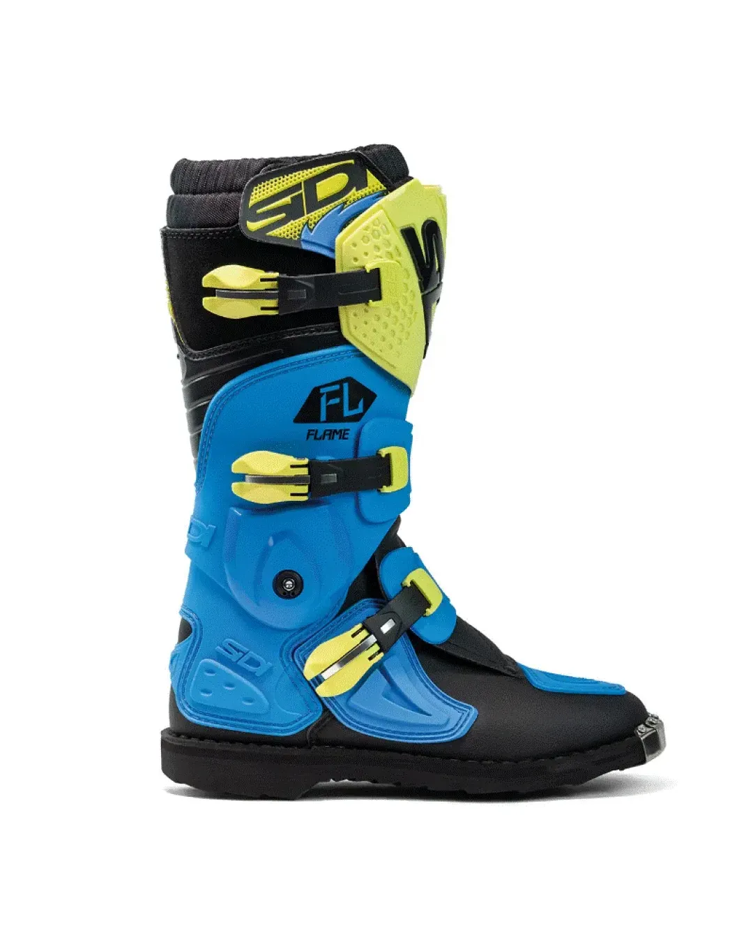 Детски мотокрос ботуши SIDI FLAME LIGHT BLUE/LIME