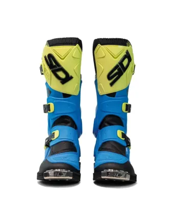 Детски мотокрос ботуши SIDI FLAME LIGHT BLUE/LIME
