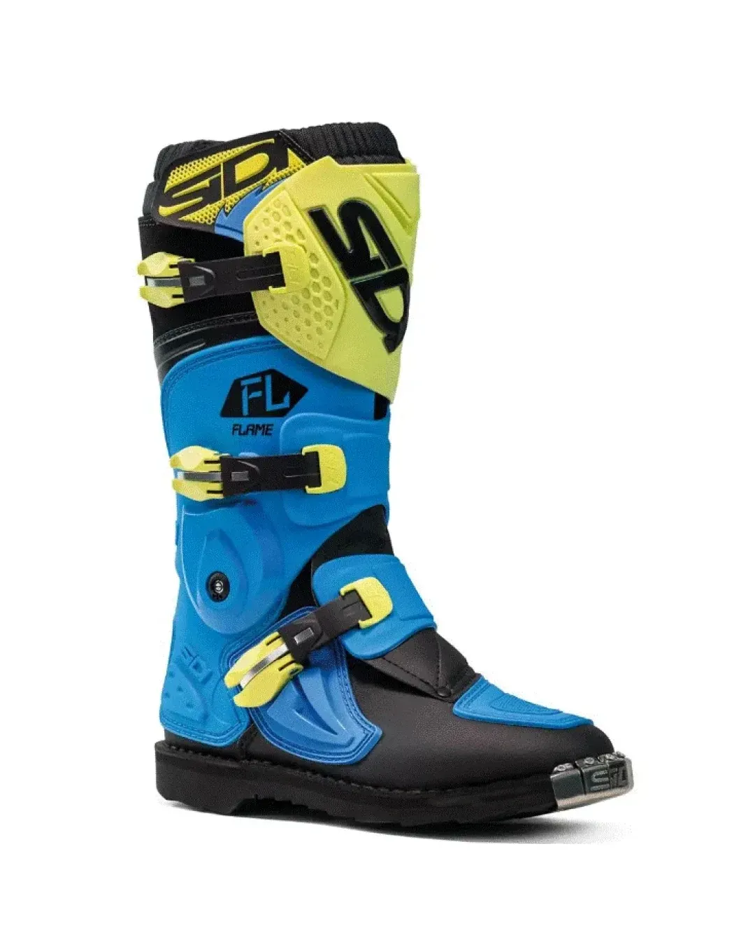 Детски мотокрос ботуши SIDI FLAME LIGHT BLUE/LIME