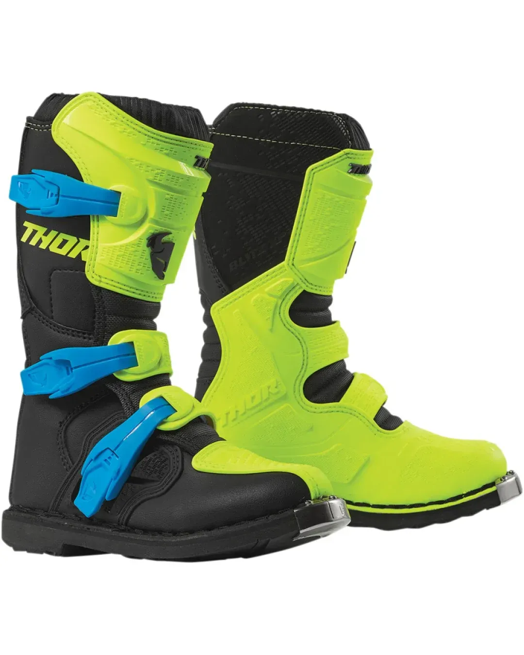 Детски мотокрос ботуши THOR YOUTH BLITZ XP FLO ACID/BLACK