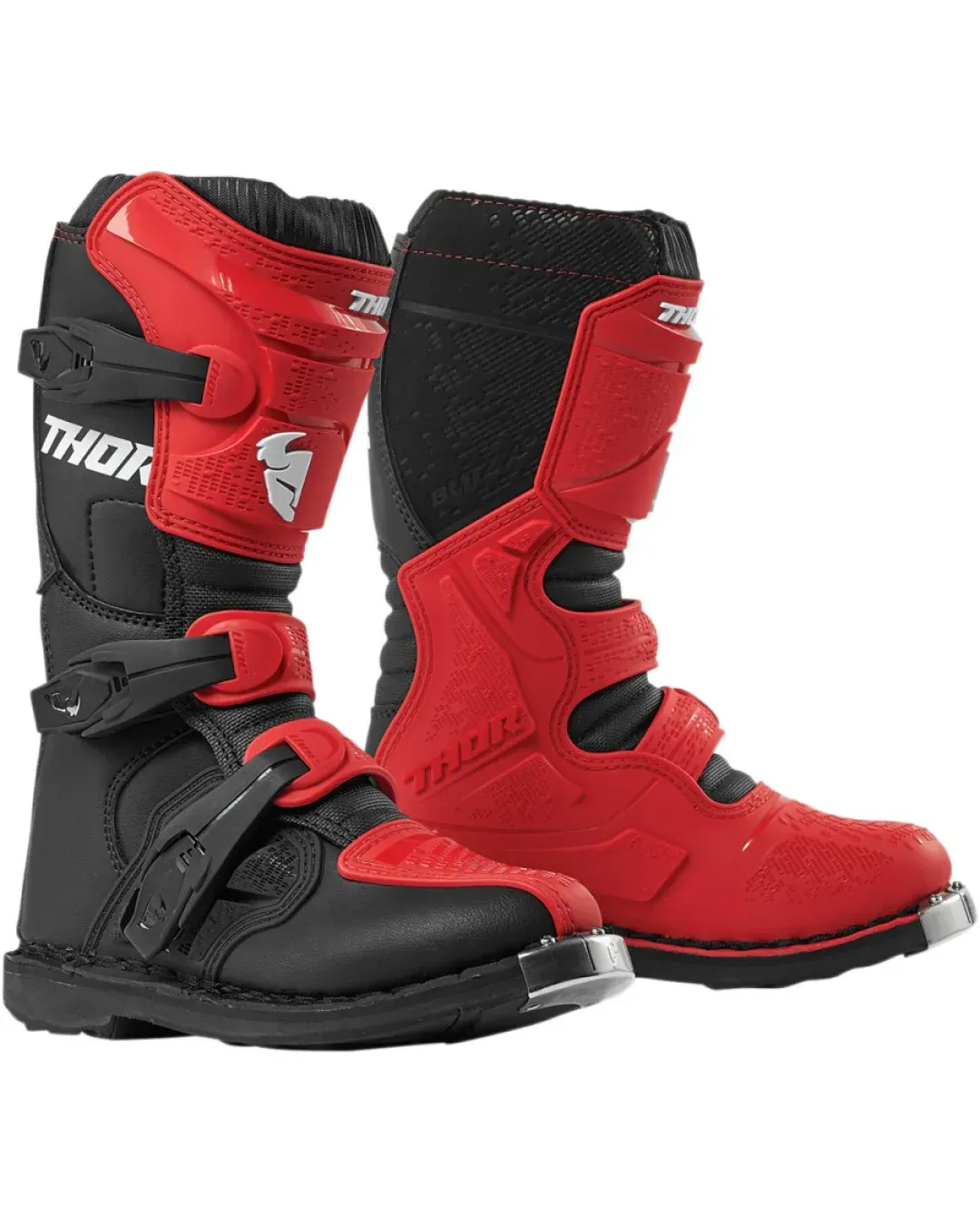 Детски мотокрос ботуши THOR YOUTH BLITZ XP RED/BLACK