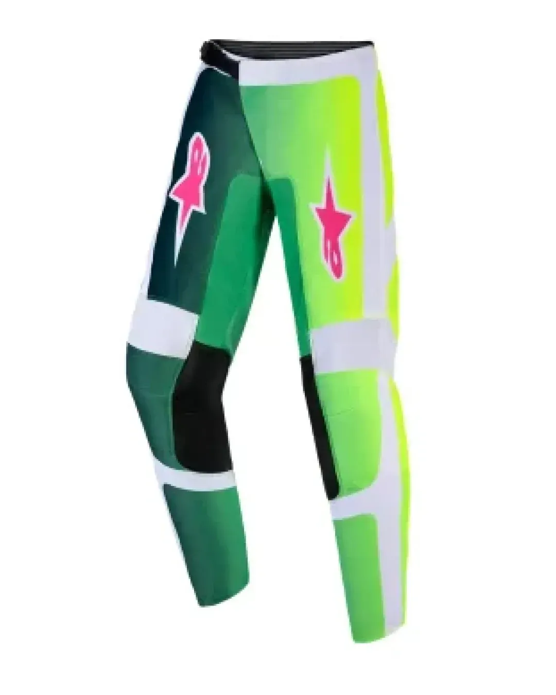 Детски мотокрос брич ALPINESTARS FLUID PORTL GRN/WH/BLK