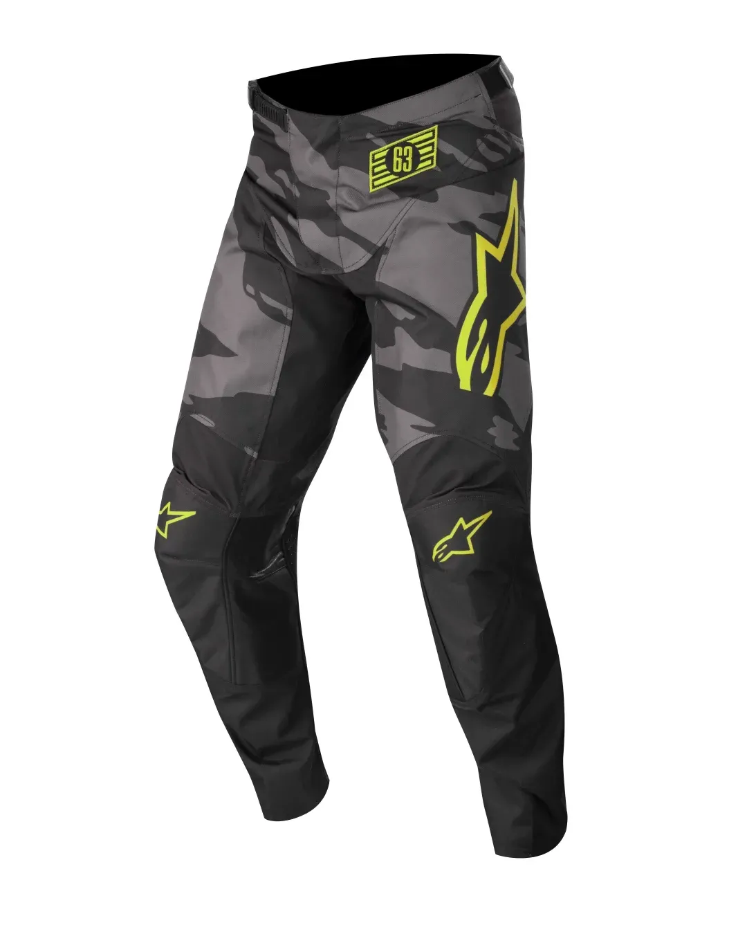 Детски мотокрос брич ALPINESTARS Racer Tactical BLACK/CAMO/YELLOW