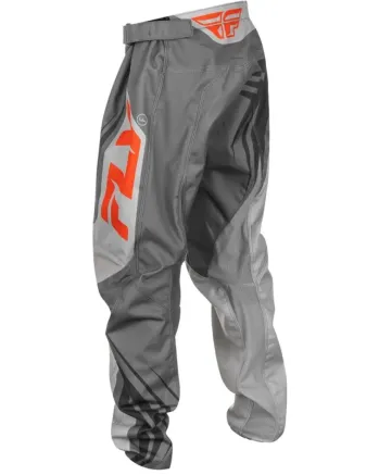 Детски мотокрос брич FLY RACING F-16 Riding- Grey/Orange 2025
