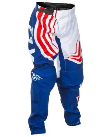 Детски мотокрос брич FLY RACING F-16 Riding- Red/White/Blue 2025