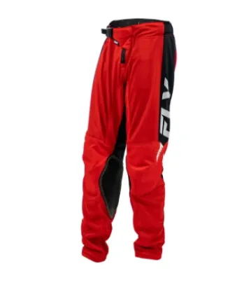 Детски мотокрос брич FLY RACING Kinetic Mesh Youth- Red / Black / White