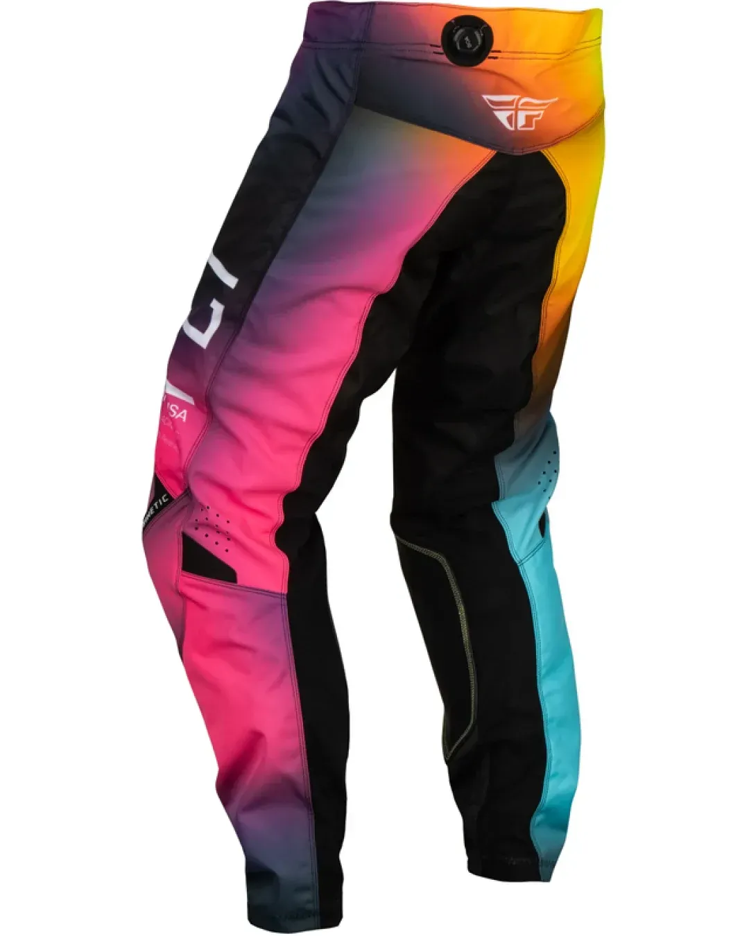 Детски мотокрос брич FLY RACING Kinetic Prodigy-Fuschia/Electric Blue/Hi-Vis