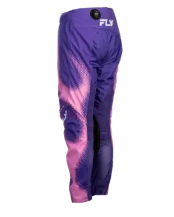 Детски мотокрос брич FLY RACING Kinetic Torch - Purple/Pink