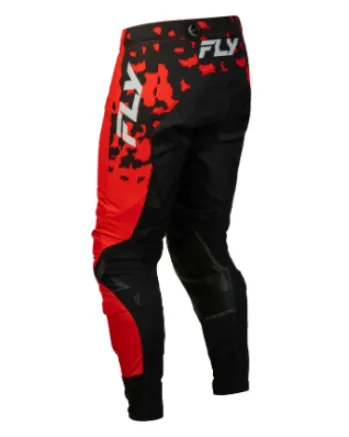 Детски мотокрос брич FLY RACING Lite Flake - Red/Grey/Black