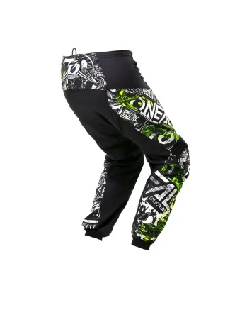 Детски мотокрос брич O'NEAL ELEMENT ATTACK BLACK/HI-VIZ 2020