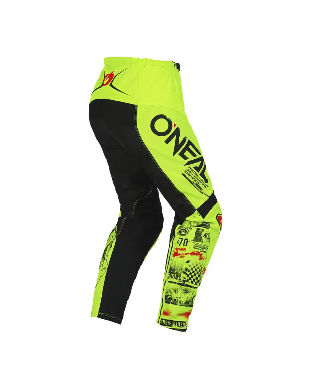 Детски мотокрос брич O'NEAL ELEMENT ATTACK V.23 NEON YELLOW/BLACK