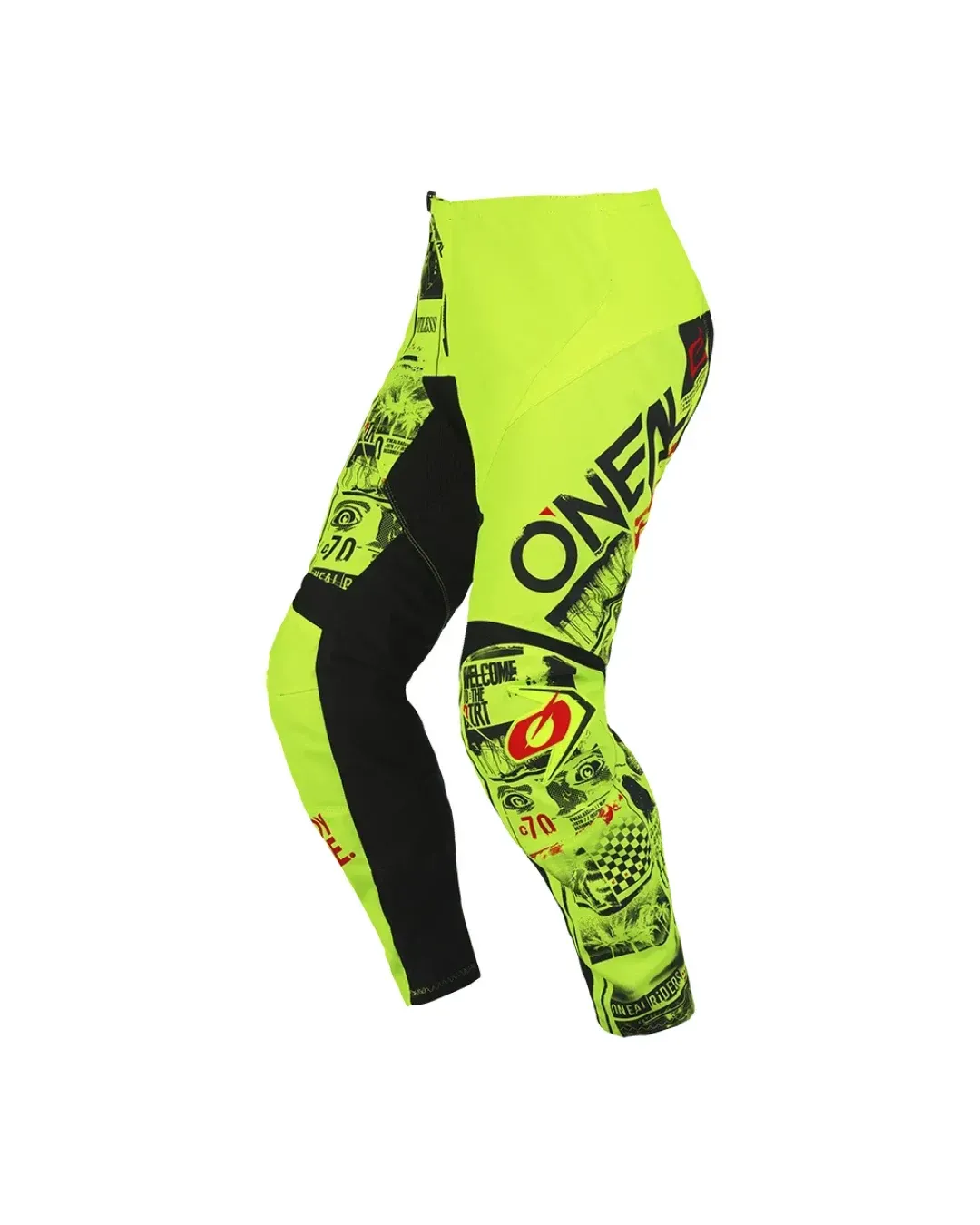 Детски мотокрос брич O'NEAL ELEMENT ATTACK V.23 NEON YELLOW/BLACK