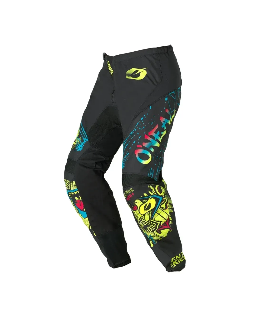 Детски мотокрос брич O'NEAL ELEMENT RANCID BLACK/NEON YELLOW V.26