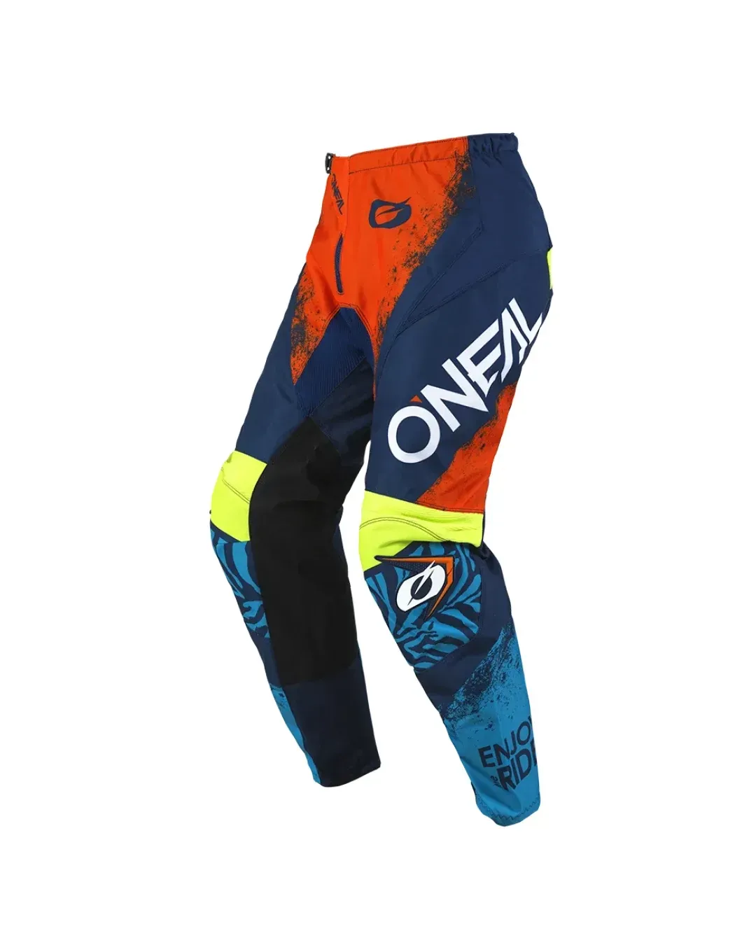 Детски мотокрос брич O'NEAL ELEMENT SHOCKER BLUE/ORANGE V.25