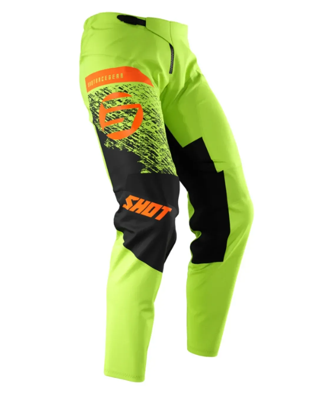Детски мотокрос брич SHOT Roll Green Orange