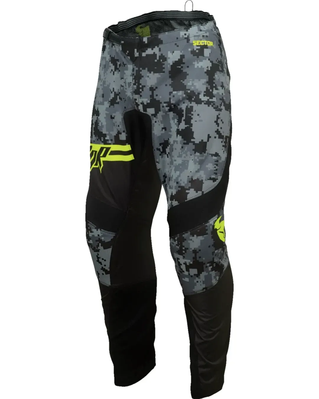Детски мотокрос брич THOR YOUTH SECTOR DIGI BLACK/ACID