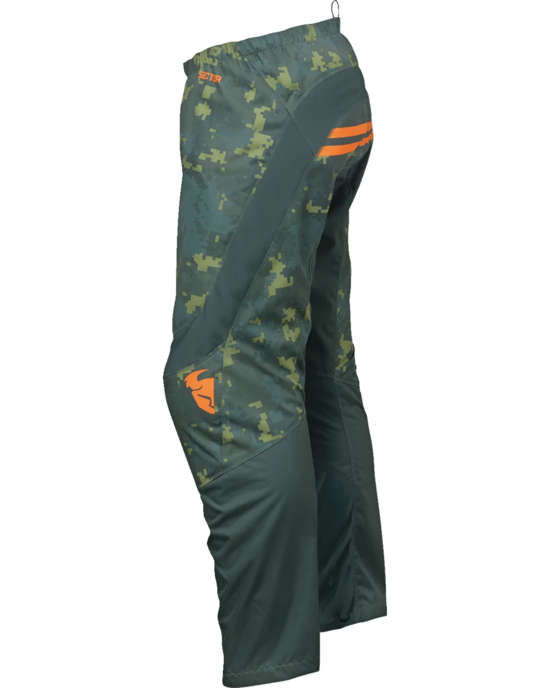 Детски мотокрос брич THOR YOUTH SECTOR DIGI GREEN/ORANGE
