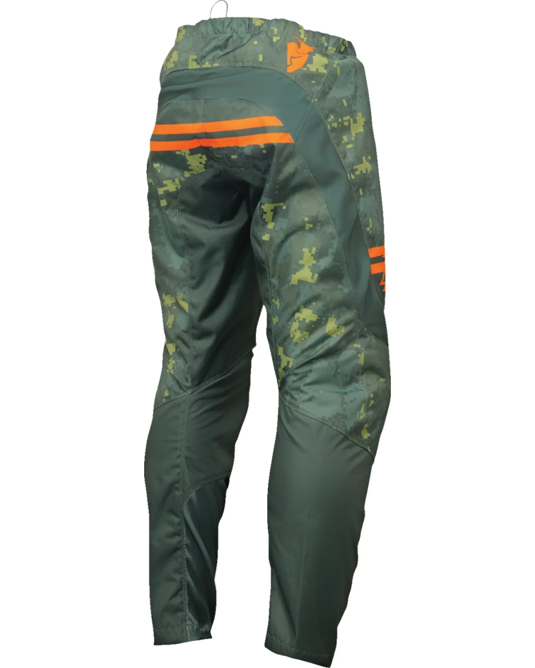 Детски мотокрос брич THOR YOUTH SECTOR DIGI GREEN/ORANGE