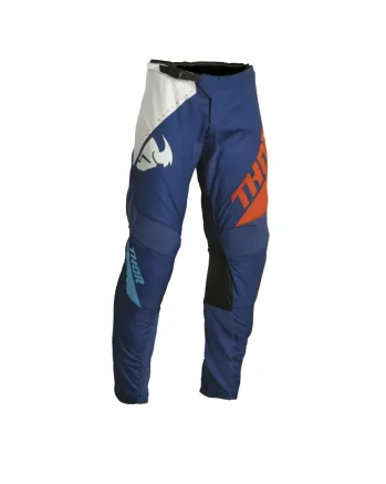 Детски мотокрос брич THOR YOUTH SECTOR EDGE NAVY/RED ORANGE