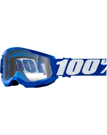 Детски мотокрос очила 100% STRATA2 BLUE CLEAR