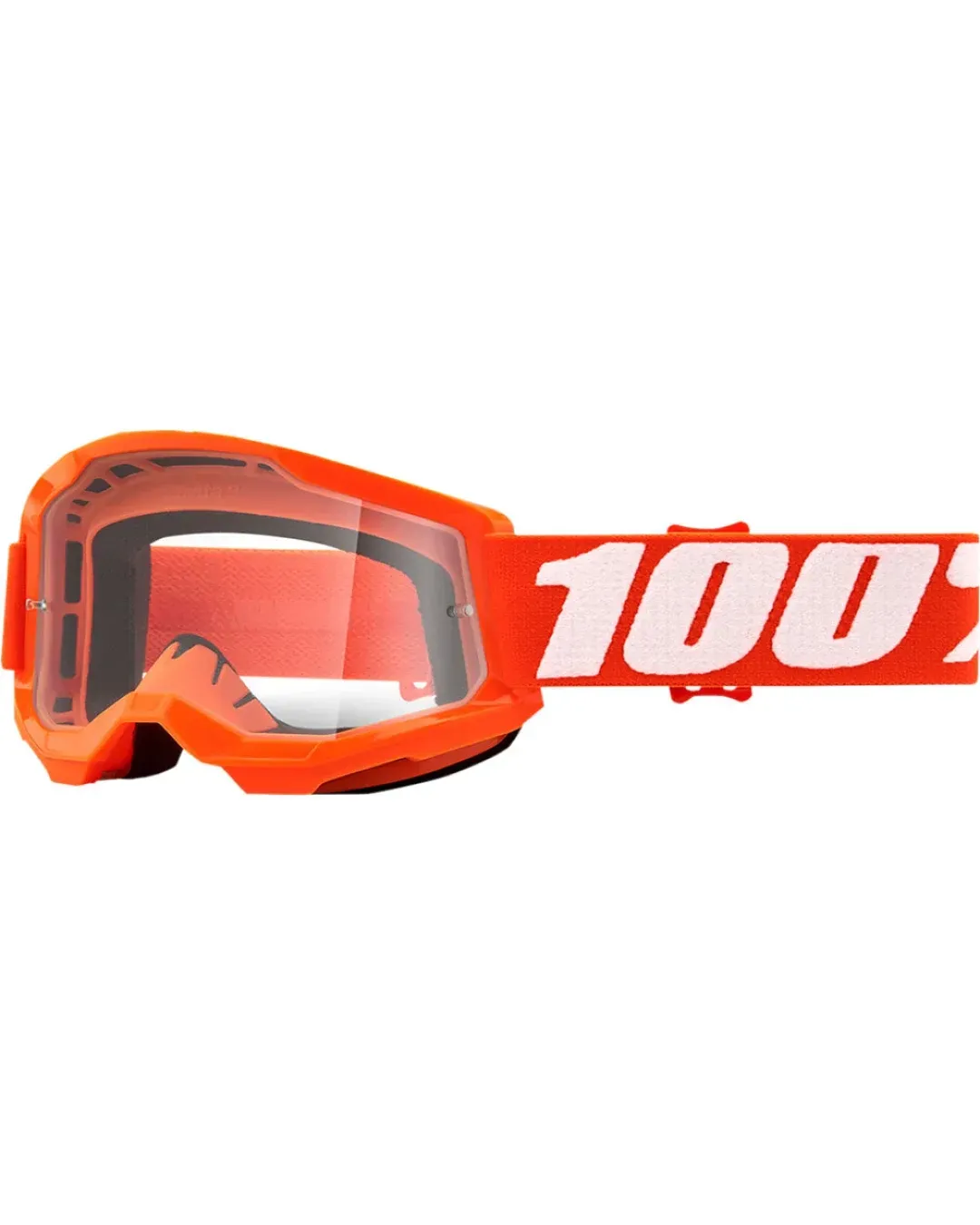 Детски мотокрос очила 100% STRATA2 ORANGE CLEAR