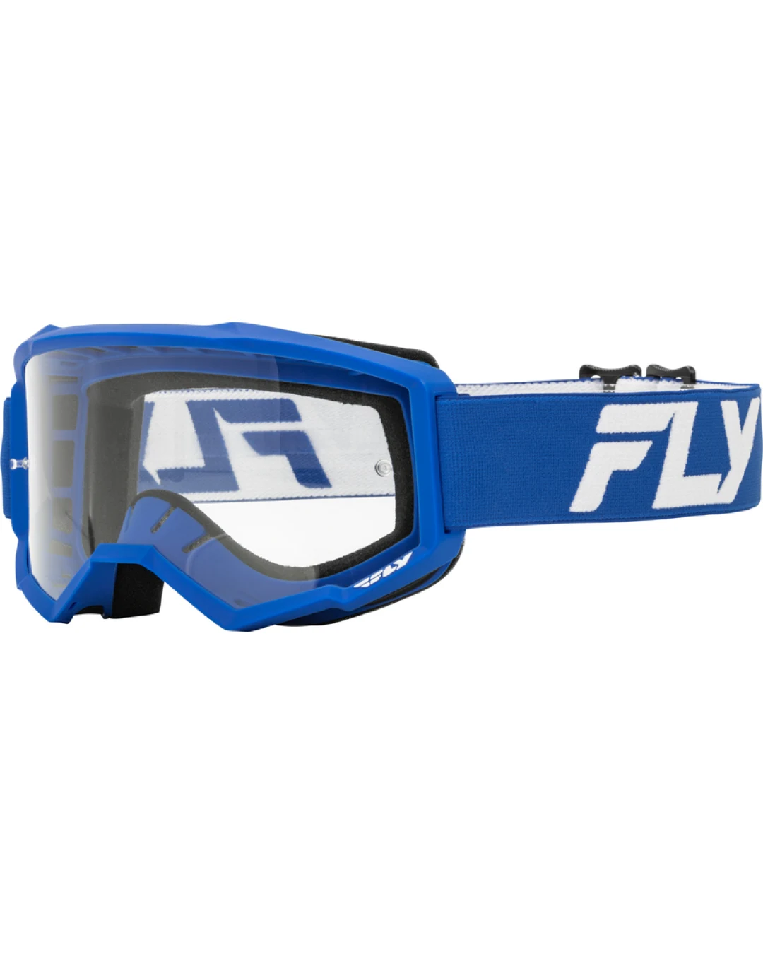 Детски мотокрос очила FLY RACING Focus Blue/White - Clear