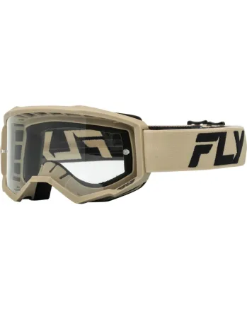 Детски мотокрос очила FLY RACING Focus Khaki/Black- Clear