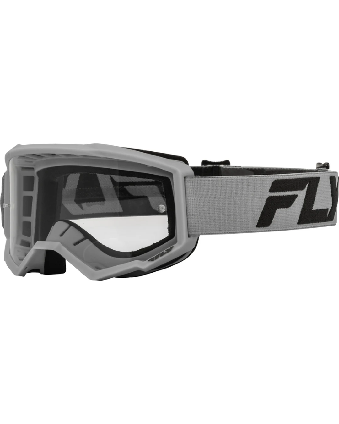 Детски мотокрос очила FLY RACING Focus Silver/Charcoal - Clear
