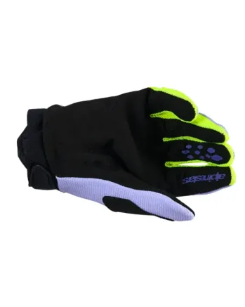 Детски мотокрос ръкавици ALPINESTARS FULL BORE V2 PURPLE/YELLOW