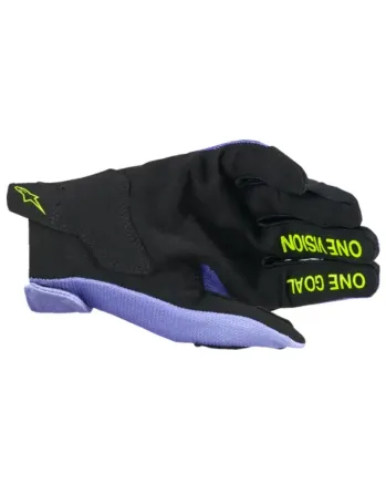 Детски мотокрос ръкавици ALPINESTARS RADAR PURPLE/YELLOW