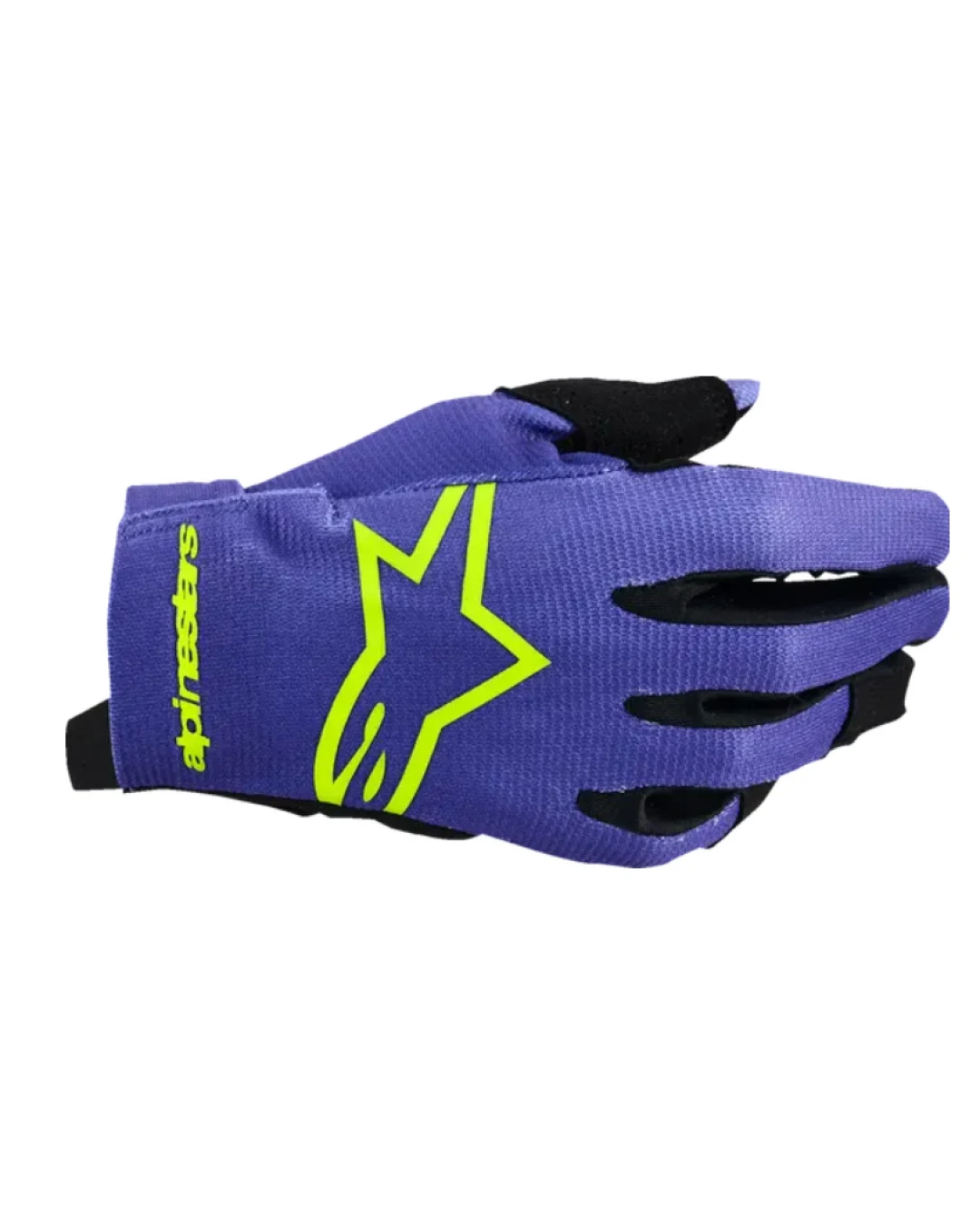 Детски мотокрос ръкавици ALPINESTARS RADAR PURPLE/YELLOW