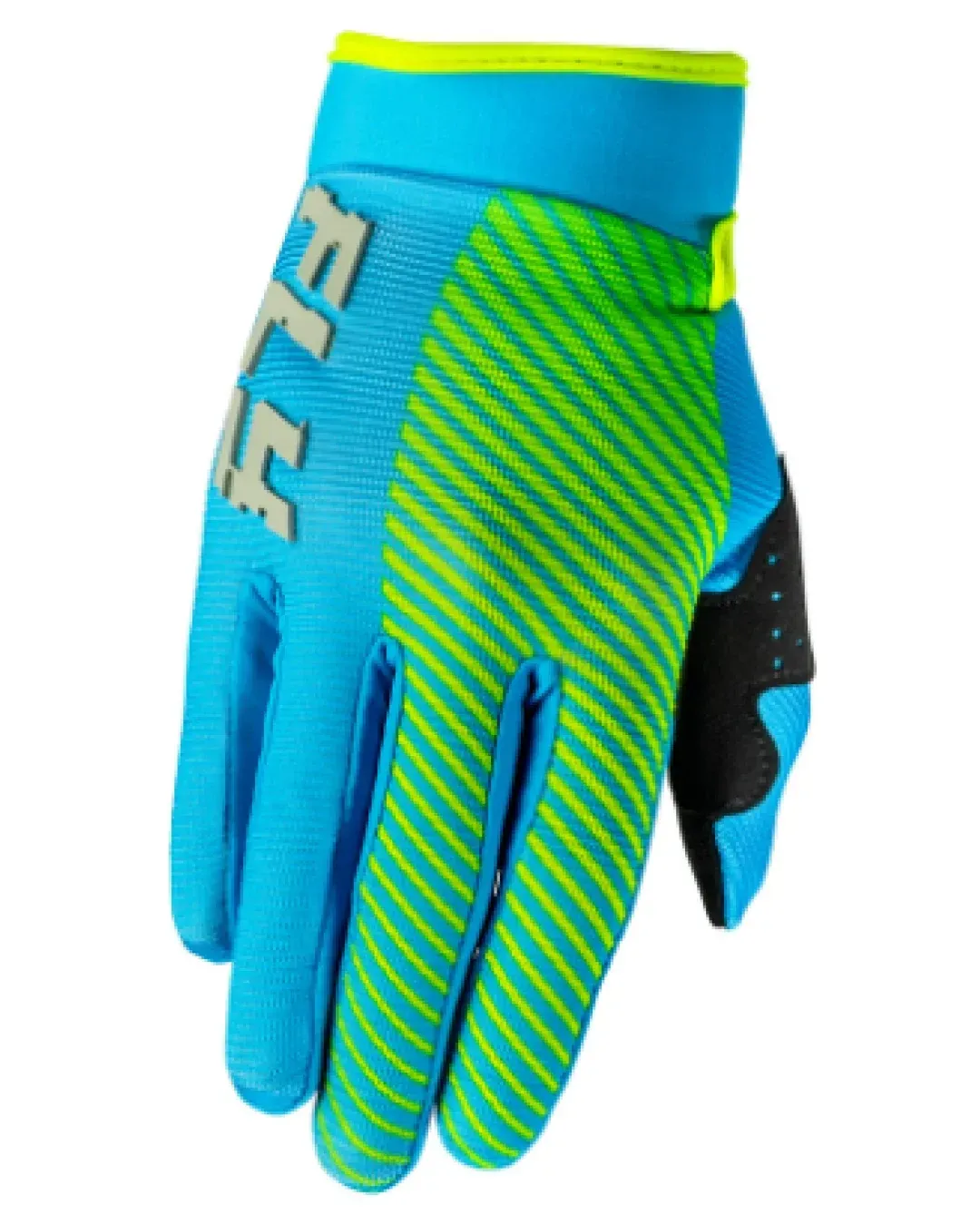 Детски мотокрос ръкавици FLY RACING F-16 - Blue/Hi-Vis