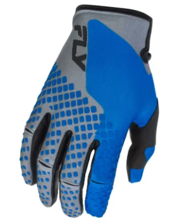Детски мотокрос ръкавици FLY RACING Kinetic - Blue/Grey/Black