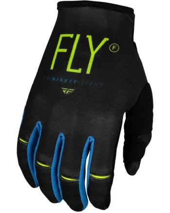 Детски мотокрос ръкавици FLY RACING Kinetic Prodigy- Charcoal/Neon Green/True Blue