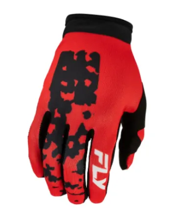 Детски мотокрос ръкавици FLY RACING Lite Flake-Red/Black