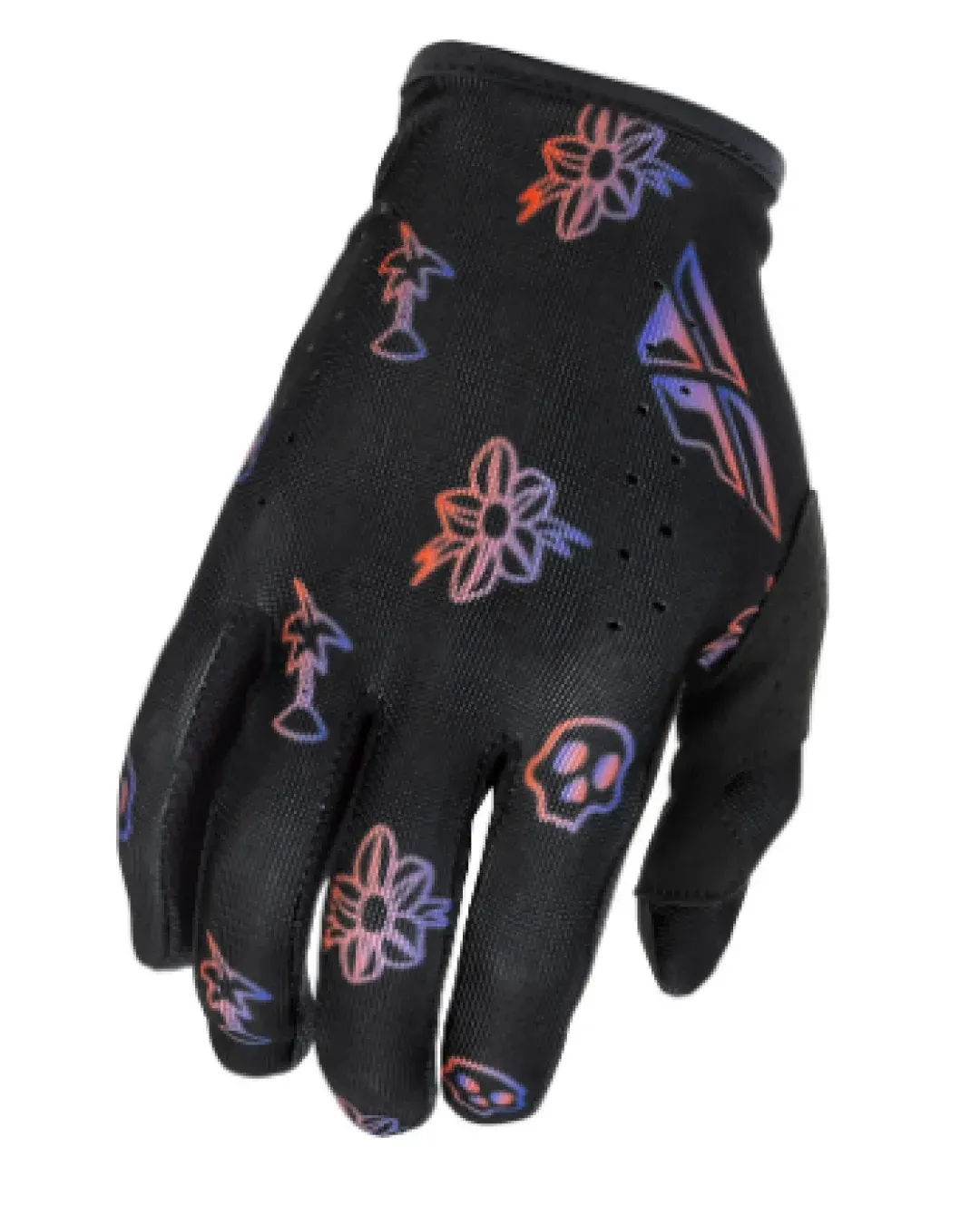 Детски мотокрос ръкавици FLY RACING Lite Outline Special Edition - Black/Red/Purple
