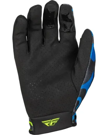 Детски мотокрос ръкавици FLY RACING Lite S.E. Zen- Black/Blue/Hi-Vis 2025