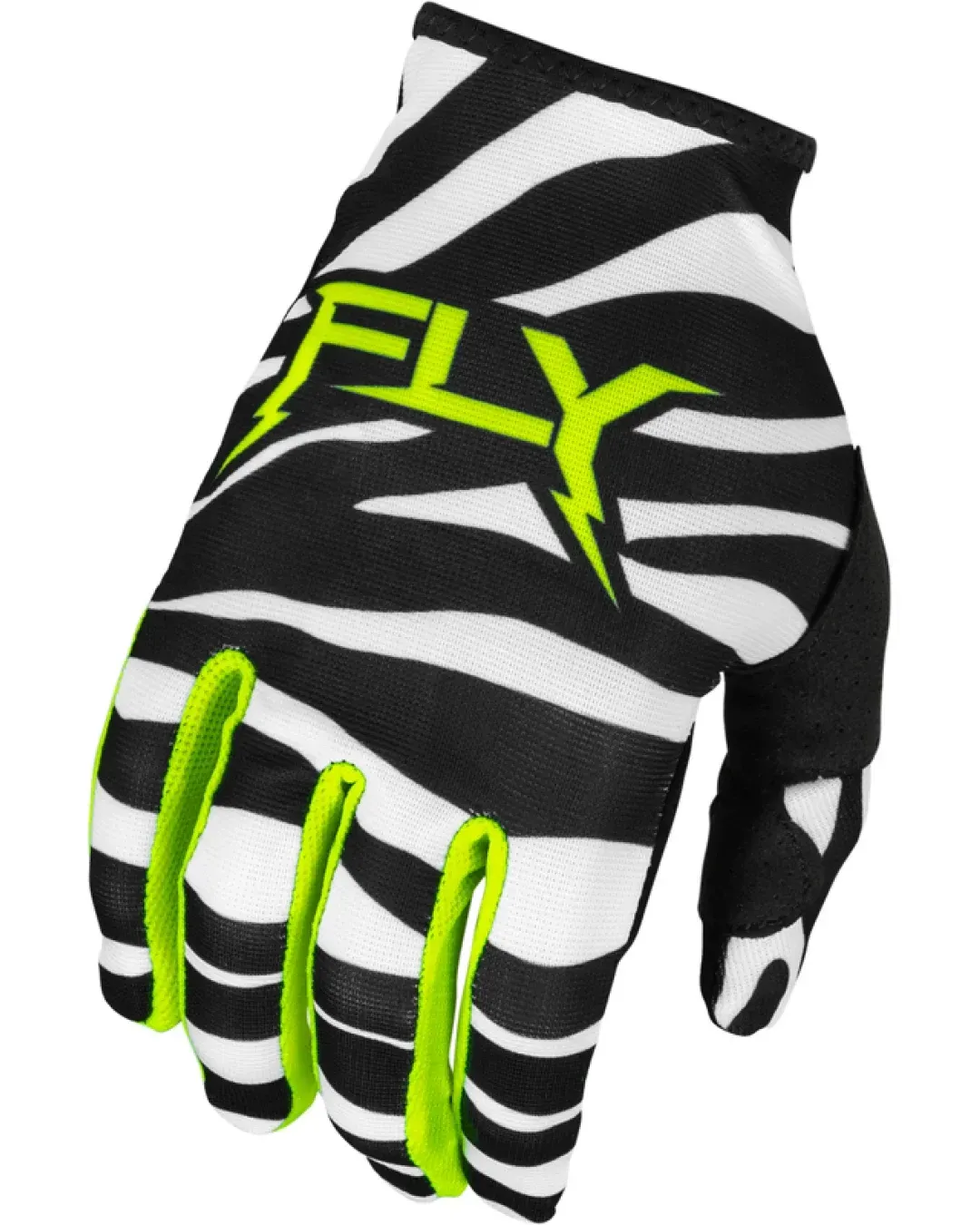 Детски мотокрос ръкавици FLY RACING Lite Uncaged- Black/White/Neon Green