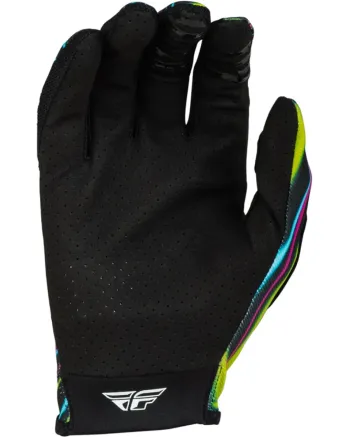 Детски мотокрос ръкавици FLY RACING Lite Warped- Black/Pink/Electric Blue