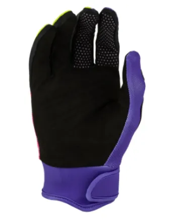 Детски мотокрос ръкавици FLY RACING Youth F-16 Raze Gloves - Purple/Red/Yellow