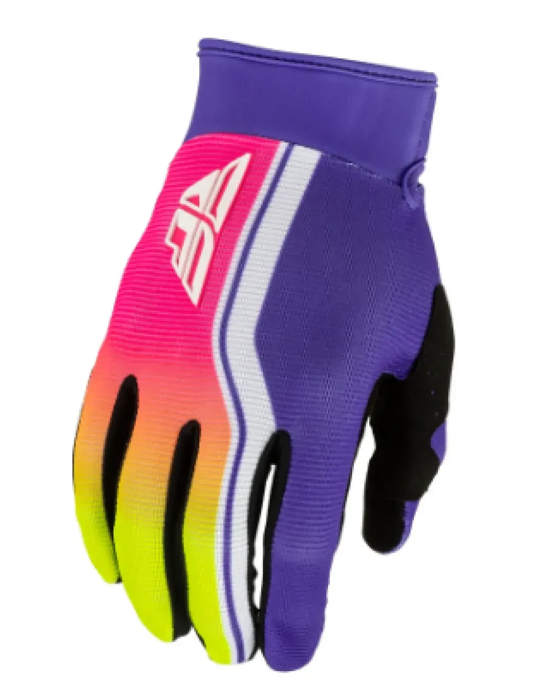 Детски мотокрос ръкавици FLY RACING Youth F-16 Raze Gloves - Purple/Red/Yellow