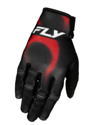 Детски мотокрос ръкавици FLY RACING Youth Kinetic Torch Gloves - Black/Red/White