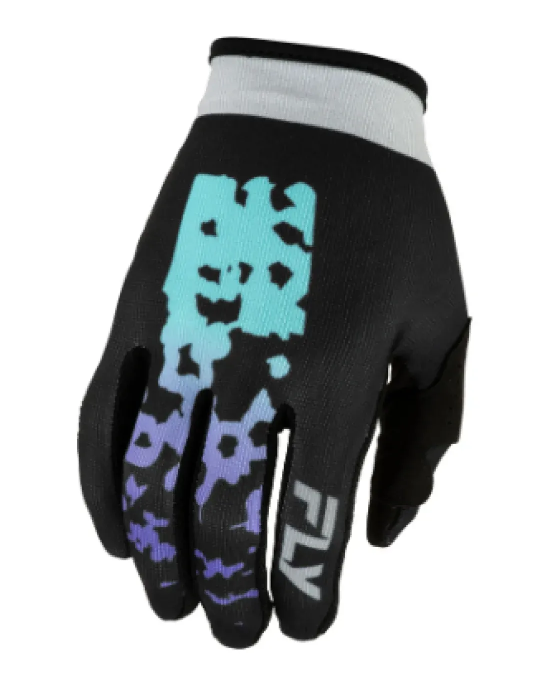 Детски мотокрос ръкавици FLY RACING Youth Lite Flake Gloves - Black/Grey/Multi