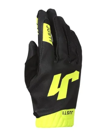 Детски мотокрос ръкавици Just1 J-Flex 2.0 Black/Yellow Fluo