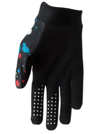 Детски мотокрос ръкавици LAUNCHMODE SPLAT BLACK