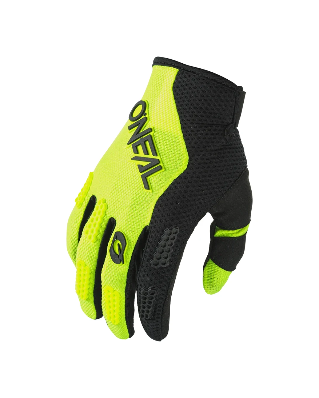 Детски мотокрос ръкавици O'NEAL ELEMENT RACEWEAR BLACK/NEON YELLOW V.24