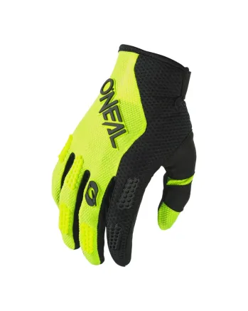 Детски мотокрос ръкавици O'NEAL ELEMENT RACEWEAR BLACK/NEON YELLOW V.24