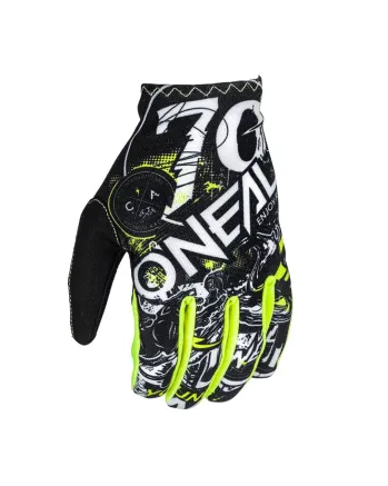 Детски мотокрос ръкавици O'NEAL MATRIX ATTACK  BLACK/HI-VIZ